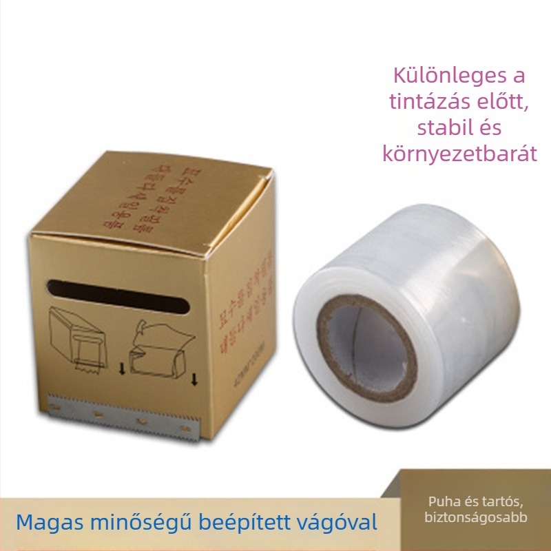 Előoperatív védőfilm kozmetikai tetováláshoz – szemöldök, szem vonal, ajak kontúr – fólia az arcápoló eszközökhöz, 66 g, 1 db