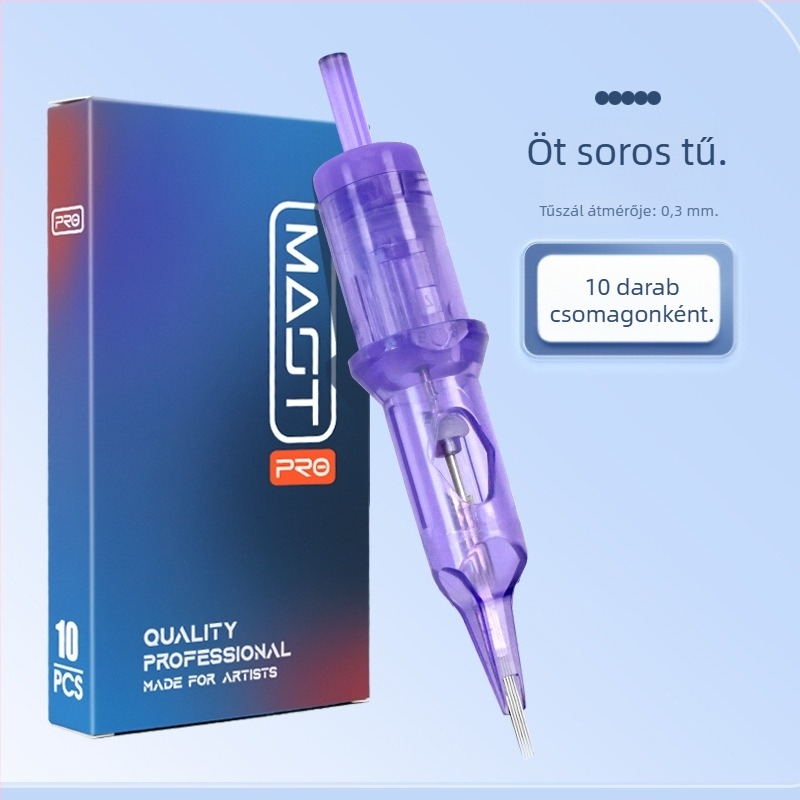 Egyszer használatos All-in-One tű tetováló gépekhez – univerzális használat a száj körvonalazásához, púderes szemöldökhöz és szemhéj vonalhoz