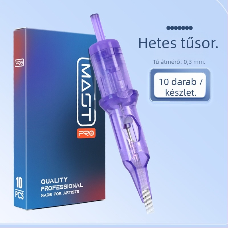 Egyszer használatos All-in-One tű tetováló gépekhez – univerzális használat a száj körvonalazásához, púderes szemöldökhöz és szemhéj vonalhoz