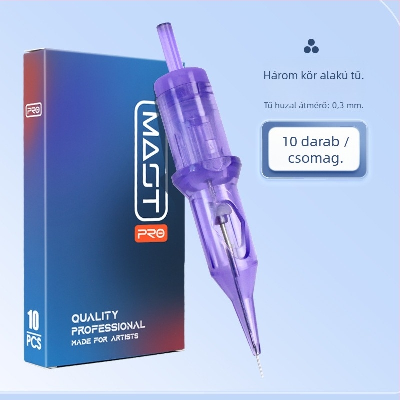 Egyszer használatos All-in-One tű tetováló gépekhez – univerzális használat a száj körvonalazásához, púderes szemöldökhöz és szemhéj vonalhoz