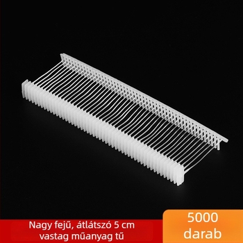 Címke pisztoly tű – Nagy fejű, Vastag műanyag, I-alakú szélesített hegy, PP anyag