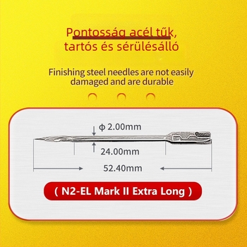 SAGA címkézőpisztoly 60EL, hosszított tű, ruhákhoz és textilekhez