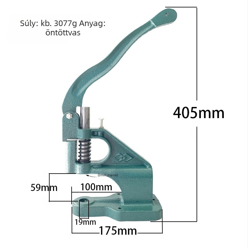 Szív alakú szegező forma bőr DIY-hoz – alkalmas cipőkhez, sapkákhoz, övekhez, táskákhoz és ruházathoz