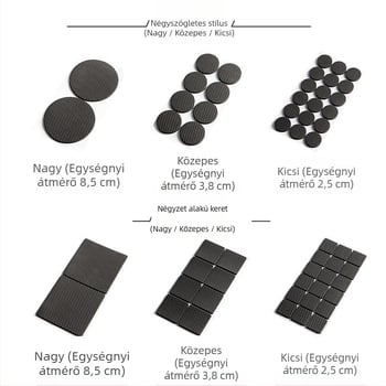 Öntapadós EVA habból készült csúszásmentes párnák asztalhoz és székhez, ütéscsillapító és kopásálló