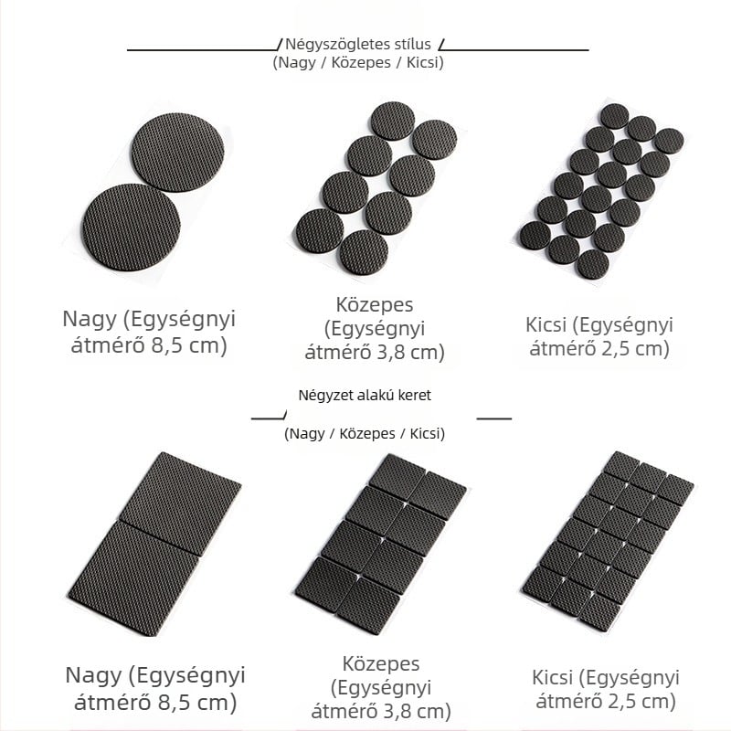 Öntapadós EVA habból készült csúszásmentes párnák asztalhoz és székhez, ütéscsillapító és kopásálló