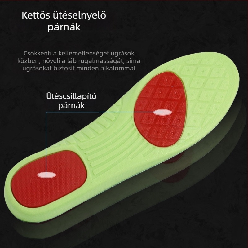 XD-6030 PU Magas rugalmasságú sporttalp, vastagított sarok és boltozat-támasz, uniszex – teljes talpcsillapítás