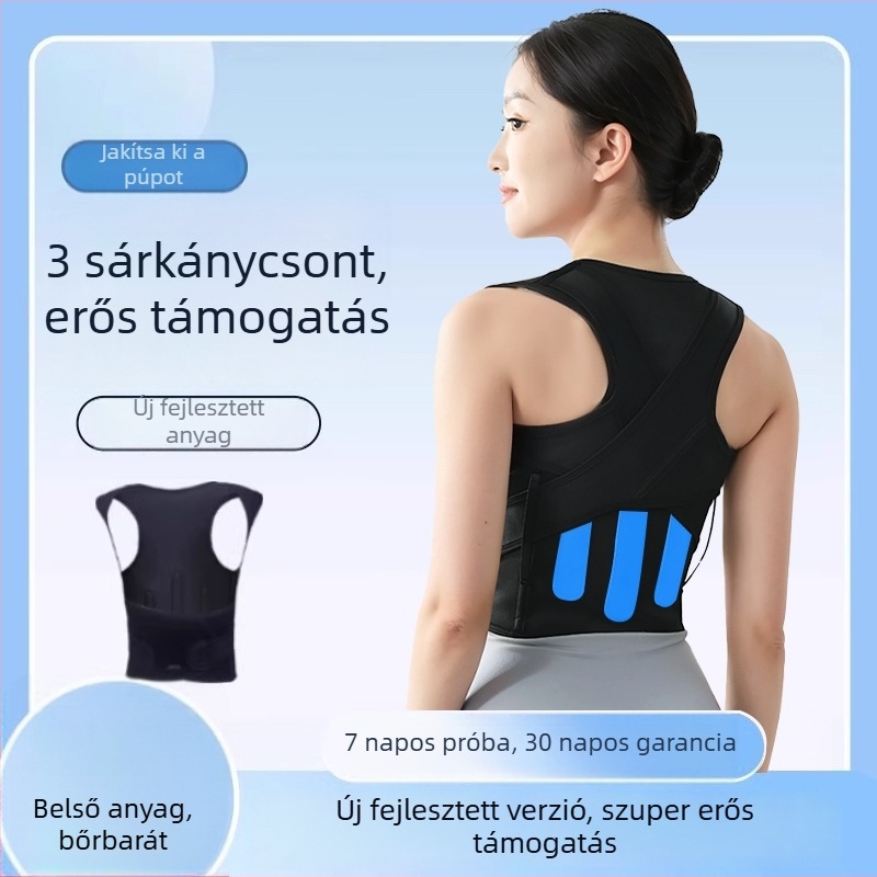 E9 Triple Keel testtartás-korrekciós öv felnőttek és gyerekek számára, felhatalmazott magánmárka, 2024-es megjelenés, Tanúsítás: 1