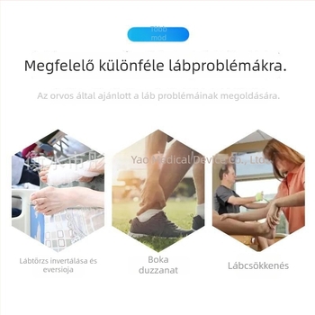 Boka- és lábortézis belső viselésre — Varus korrigáció, Modell ZT, Tong Yao, kompozit anyag
