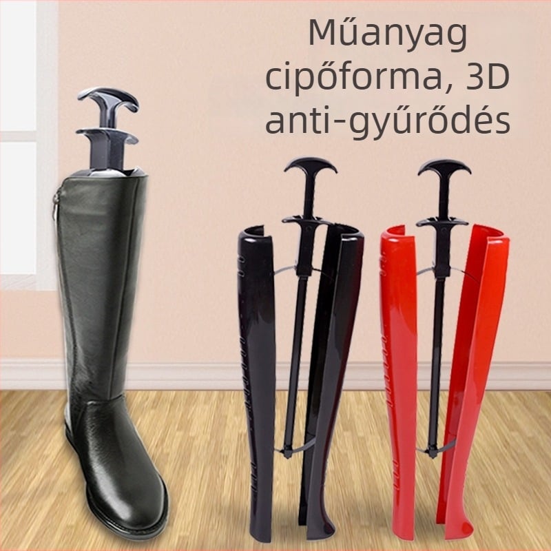 Csizma nyújtó Ad2522 — Műanyag, állítható, elastikus klipsz csizmákhoz, mindennapi stílus