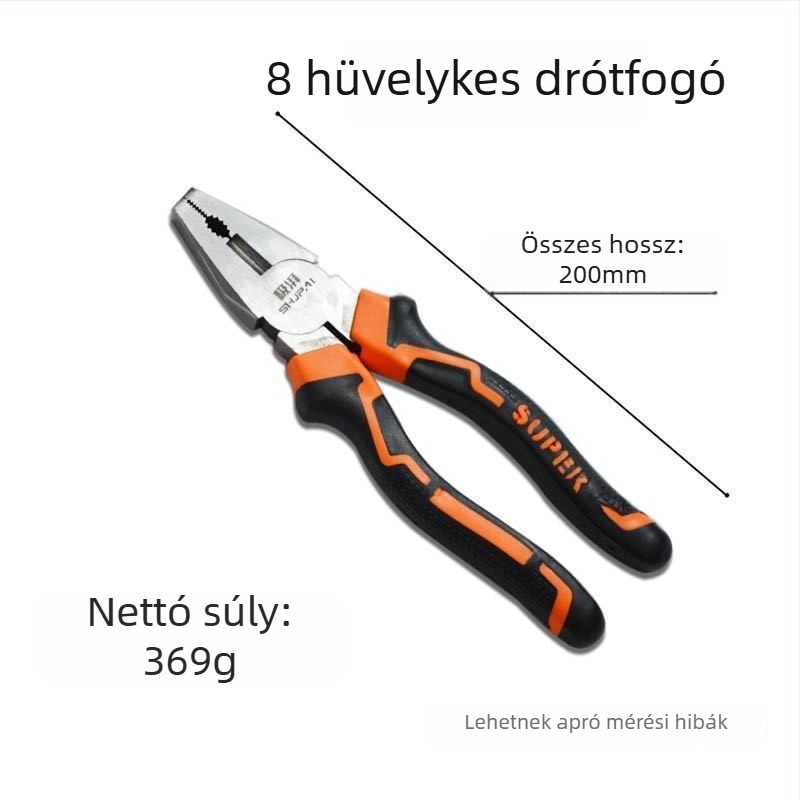 Lapos orrú fogó – ipari minőség, többfunkciós, erőfeszítést megtakarító, ismeretlen ötvözet