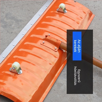 Hólapát kerékkel, mangan acélból, téli hóeltávolításhoz és jégmentesítéshez