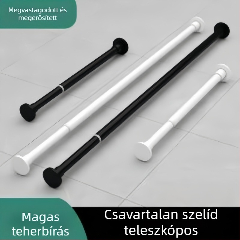 Fém ruhaszárító rúd hálószobába – modern, letisztult stílus, ruhák felakasztására, 2017 téli debütálás