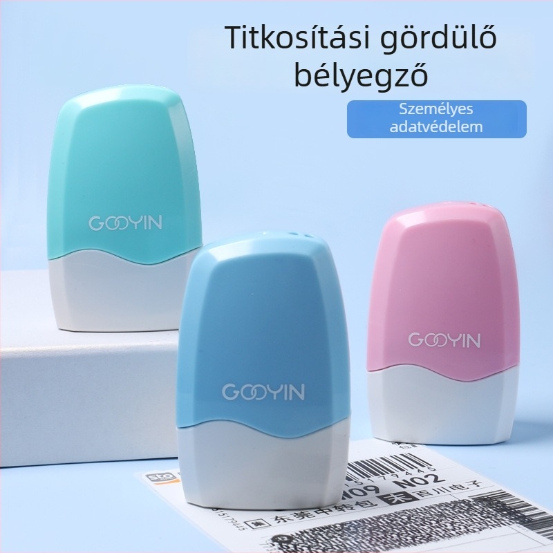 Pecsét 005, 60×37×30 mm, műanyag, hengeres