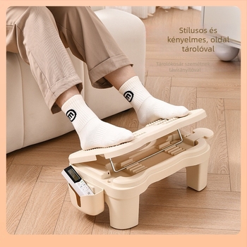 Állítható, összecsukható műanyag lábtámasz irodába és otthonra, fürdőszobába