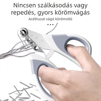 Macska- és kutyák körömvágó olló anti-karcolás védelemmel — kezdőknek.