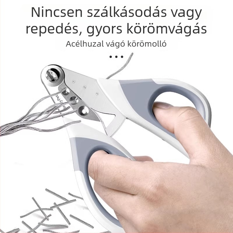 Macska- és kutyák körömvágó olló anti-karcolás védelemmel — kezdőknek.