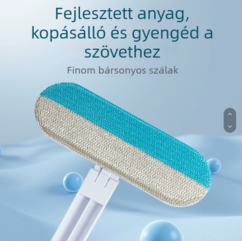 Por- és szőrtisztító kefe háztartási célra, szilikonból, három az egyben – szőr és por eltávolítása, 165 g