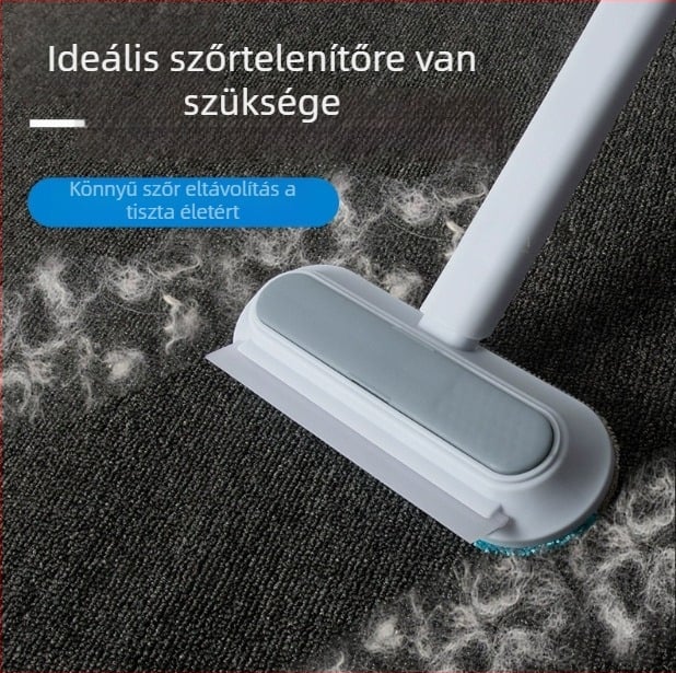 Por- és szőrtisztító kefe háztartási célra, szilikonból, három az egyben – szőr és por eltávolítása, 165 g