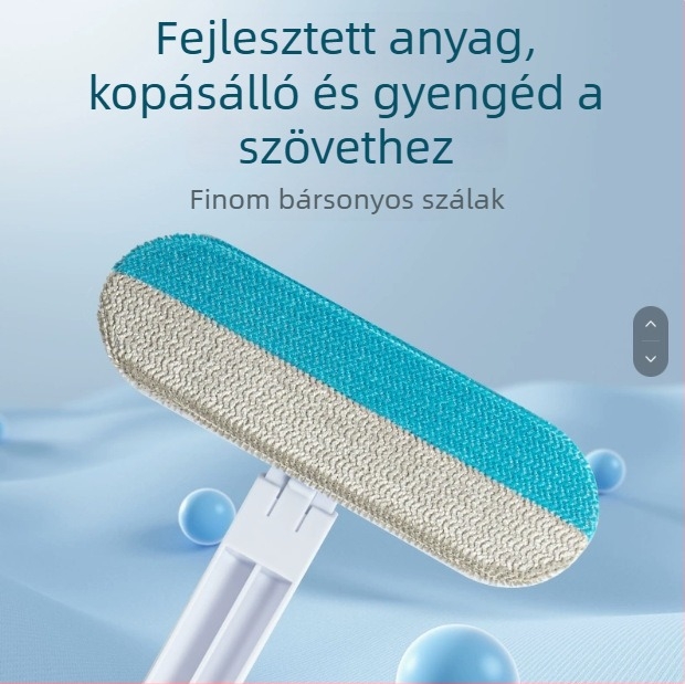 Por- és szőrtisztító kefe háztartási célra, szilikonból, három az egyben – szőr és por eltávolítása, 165 g