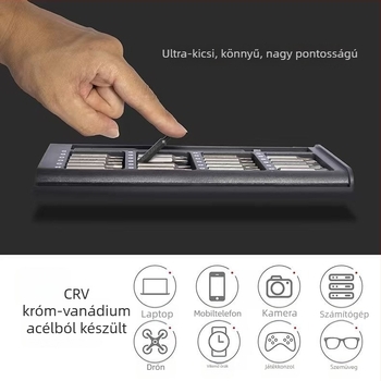 25 darabos multifunkcionális otthoni csavarhúzó készlet speciális alakú fejekkel számítógépek és mobiltelefonok szétszereléséhez