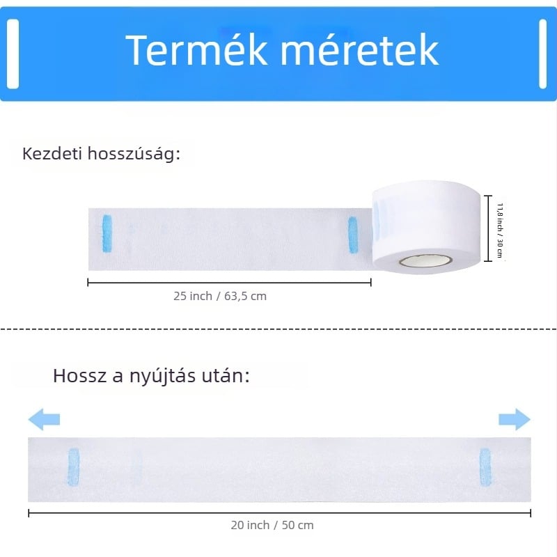 ElDOBható fodrász nyakpapír – vízálló, vastított nyakvédő a hajvágáshoz, szalonban vagy otthonra