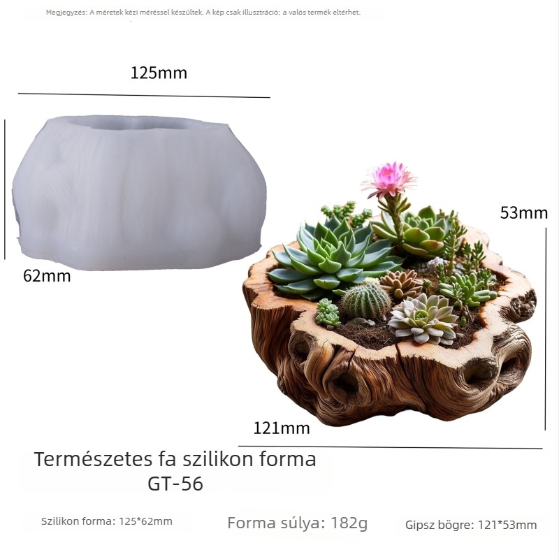 Print Point Kör alakú szilikon forma gipszhez és cementhez – sütő- és tortaforma