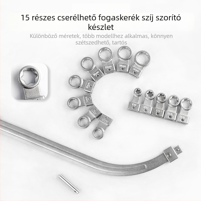 12-szögű autós kulcs a motor szíjához, 12-szögű csavar-eltávolító eszköz és kulcs az idler görgőhöz