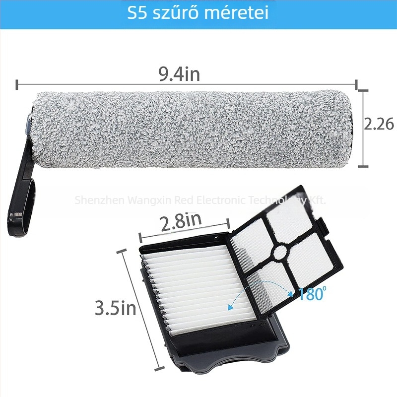 Tisztítóképernyő mosógéphez a Tineco Floor ONE S5/S5 Pro készülékhez – WXH-Floor ONE S5/S5 Pro modell; háztartási használat, 51–100 m²