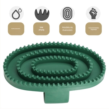 Lóápolási tisztító keféje fürdő- és masszázs kesztyűvel, univerzális használat, márka yingte, 100 darabos csomag