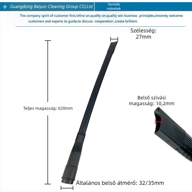 Thought porszívó kiegészítő – sík szájú fej, műanyag, háztartási használatra, kompatibilis a kinyújtott kis sík szájcsatlakozóval