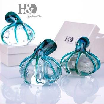 Kézzel készített polip akváriumi dekoráció – tengeri élővilág modell, születésnapi ajándék, üzleti/reklám ajándék