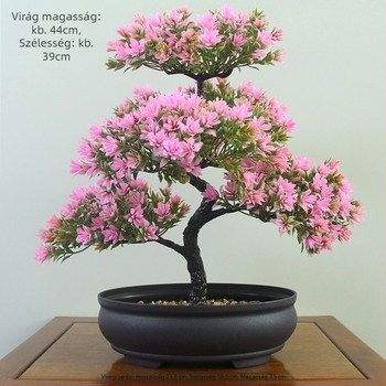 Műanyag virágcserépben Daisy művirág, flocking felülettel, beltéri dekorációhoz.