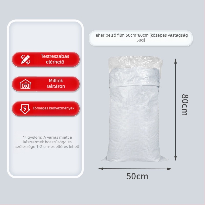 Kompozit Szövött Táska – Laminált Kétszintes Takarmányzsák, Nyitott Szájú Táska, Színes Nyomtatás, Teherbírás 100