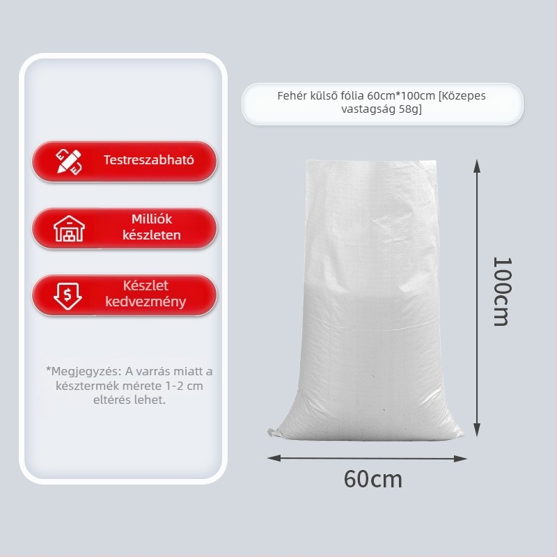 Kompozit Szövött Táska – Laminált Kétszintes Takarmányzsák, Nyitott Szájú Táska, Színes Nyomtatás, Teherbírás 100