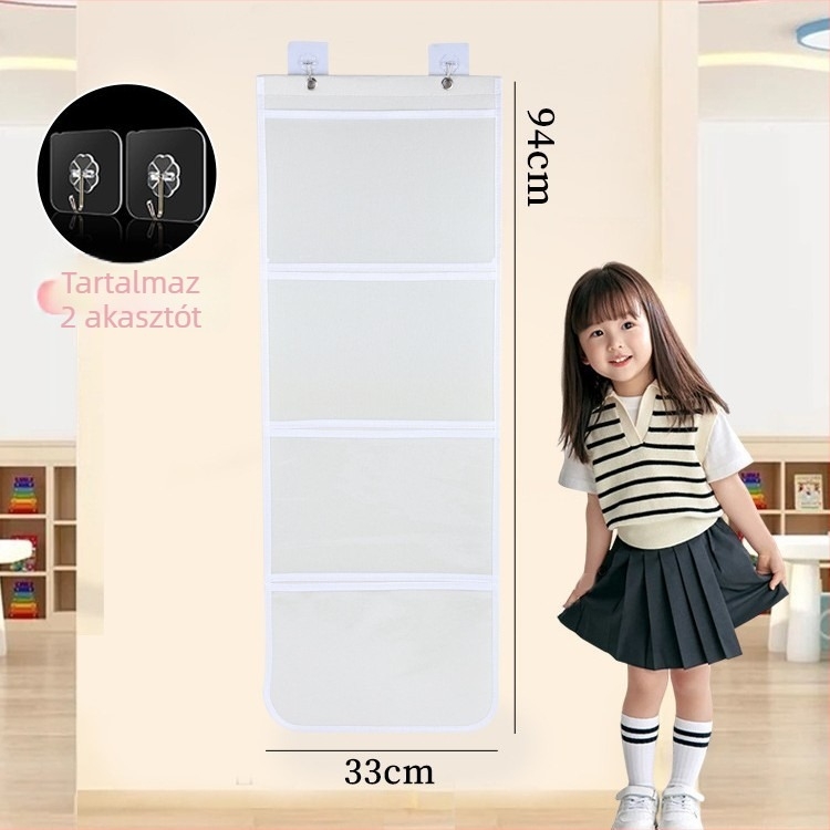 Fali megjelenítő táska gyerekek műveinek kiállítására — modell 001, House of Rabbits márka, klasszikus kínai stílus.