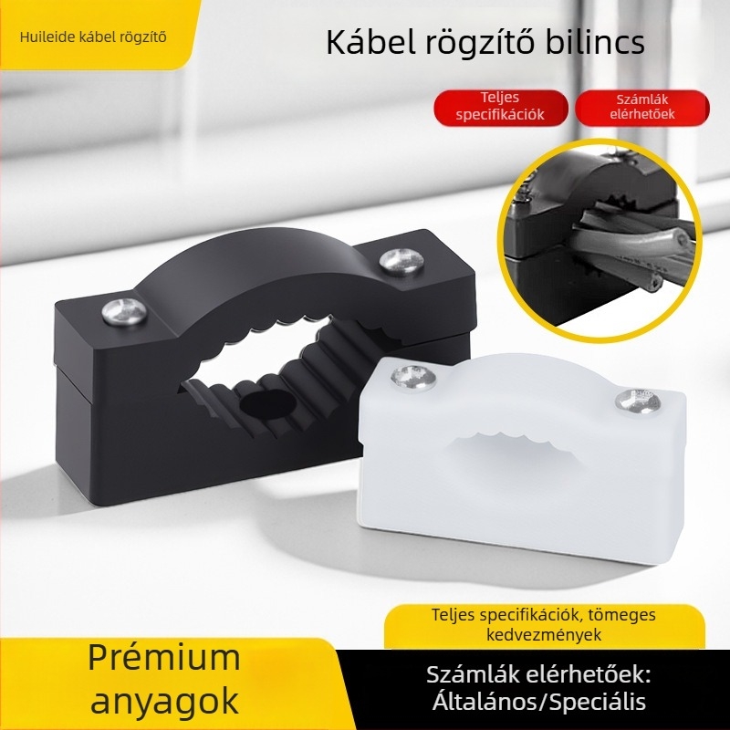 Vastagított műanyag kábelrögzítő klip