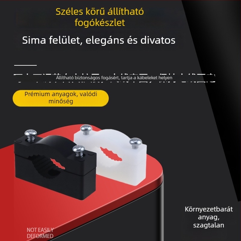 Vastagított műanyag kábelrögzítő klip