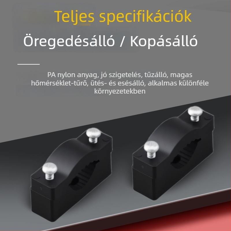 Vastagított műanyag kábelrögzítő klip