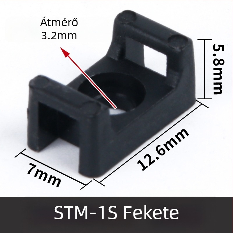Kábelköteg nyereg alakú tartó, CHKL STM-1/2/2S, műanyag