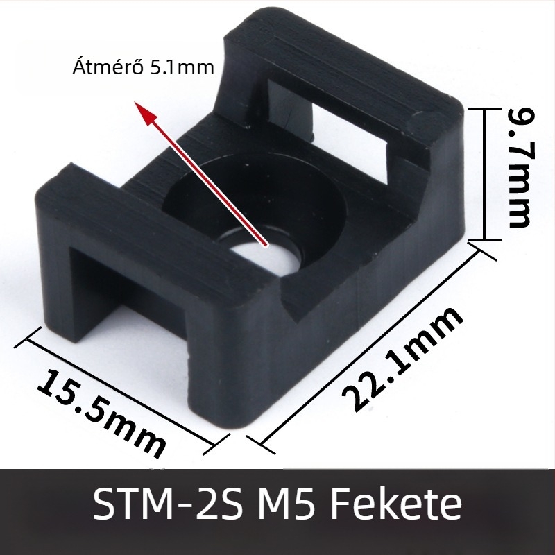Kábelköteg nyereg alakú tartó, CHKL STM-1/2/2S, műanyag
