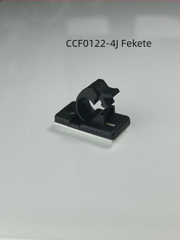 Önkötő kábelklipsz csat típusú rögzítővel — állítható asztali kábelrendező, furatmentes falra szerelhető