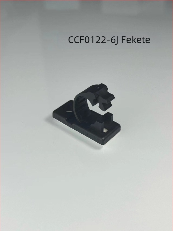 Önkötő kábelklipsz csat típusú rögzítővel — állítható asztali kábelrendező, furatmentes falra szerelhető