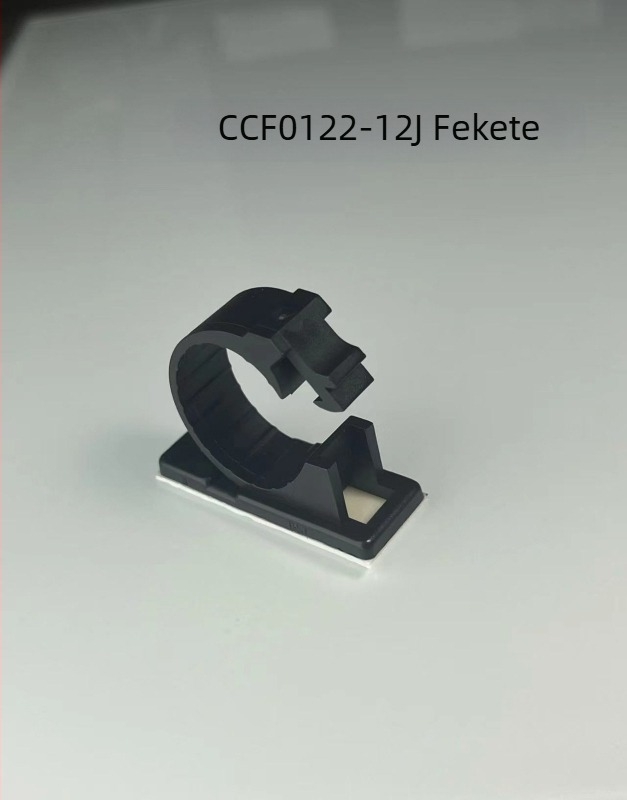 Önkötő kábelklipsz csat típusú rögzítővel — állítható asztali kábelrendező, furatmentes falra szerelhető