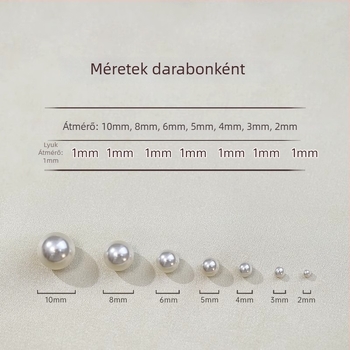DIY ékszeralkatrészek – műgyöngyök, elektroplakolás, millet gyöngyök, kód DD7130-PJ