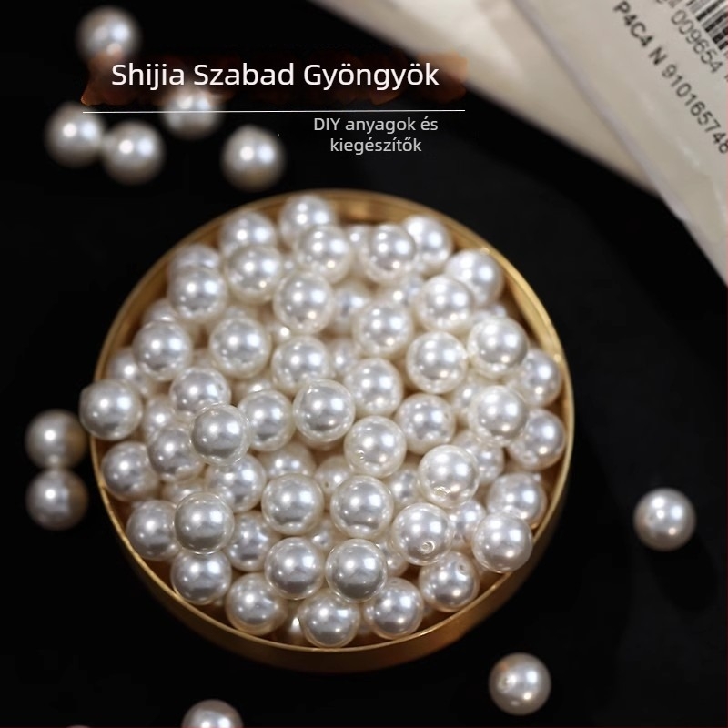 DIY ékszeralkatrészek – műgyöngyök, elektroplakolás, millet gyöngyök, kód DD7130-PJ
