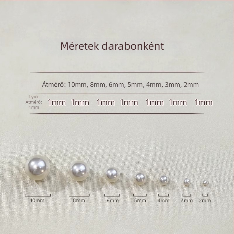 DIY ékszeralkatrészek – műgyöngyök, elektroplakolás, millet gyöngyök, kód DD7130-PJ