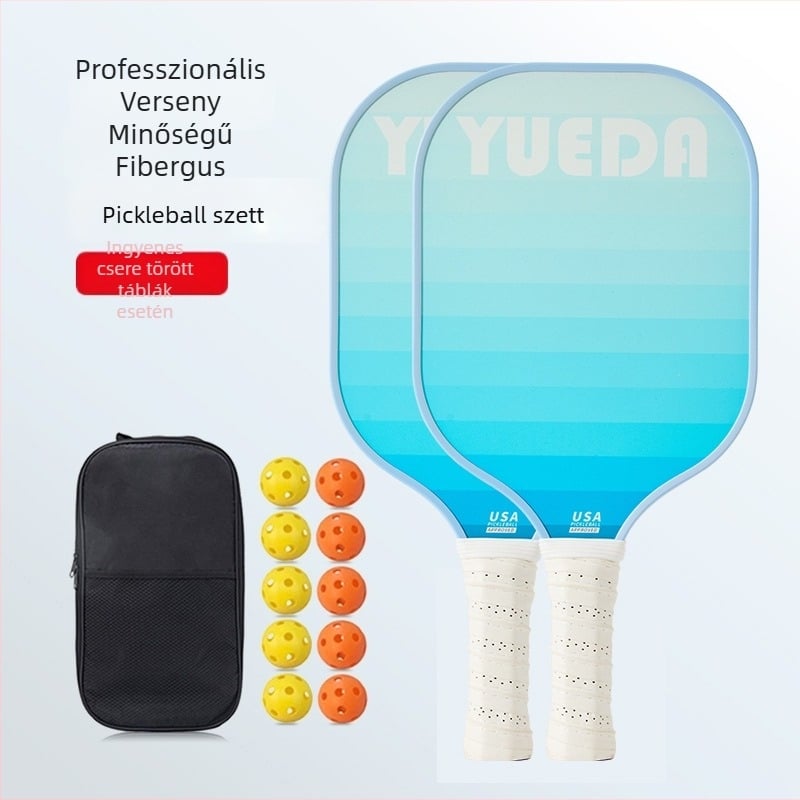 Pickleball ütő készlet – Üvegszálas, 11 mm vastagság, 230–250 g tömeg, Márka Enjoy Sports