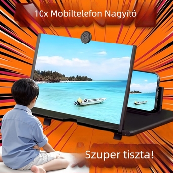 Universális telefon- és tabletképernyő nagyító állvány – szemvédelem, HD, sugárzás elleni védelem