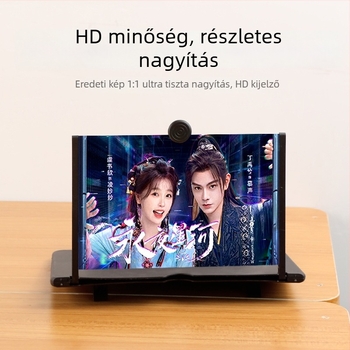 Universális telefon- és tabletképernyő nagyító állvány – szemvédelem, HD, sugárzás elleni védelem