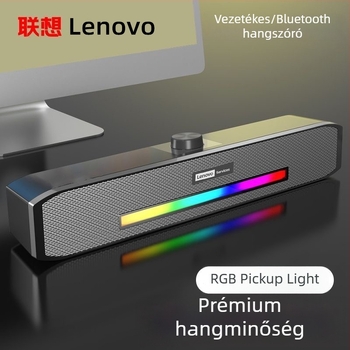 Lenovo B02 USB-vel táplált sztereó hangszóró Bluetooth 4.0-val, 3W kimenet, 40Hz-20kHz, 2 hangszóró